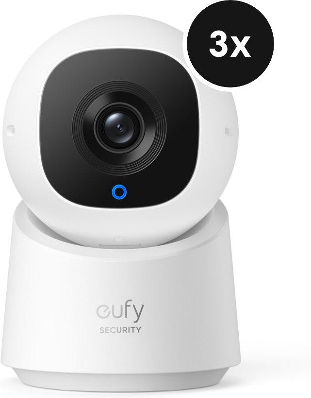 eufy Indoor Cam C220 - 2K Schwenk- und Neigekamera - 3er-Set
