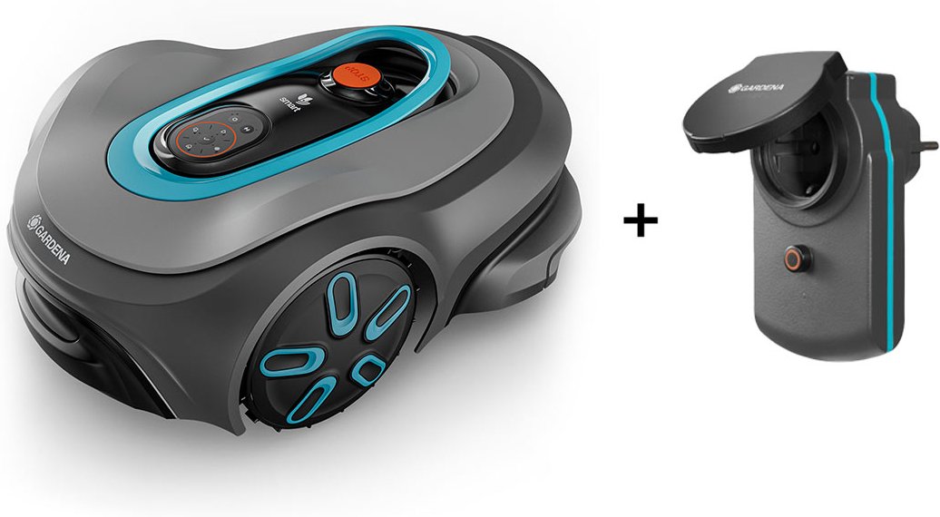 Gardena Mähroboter smart SILENO max 800 m² + gratis Zwischenstecker