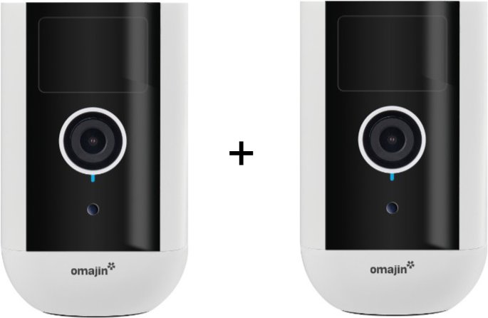 omajin Wireless Security Camera - 2er-Set
