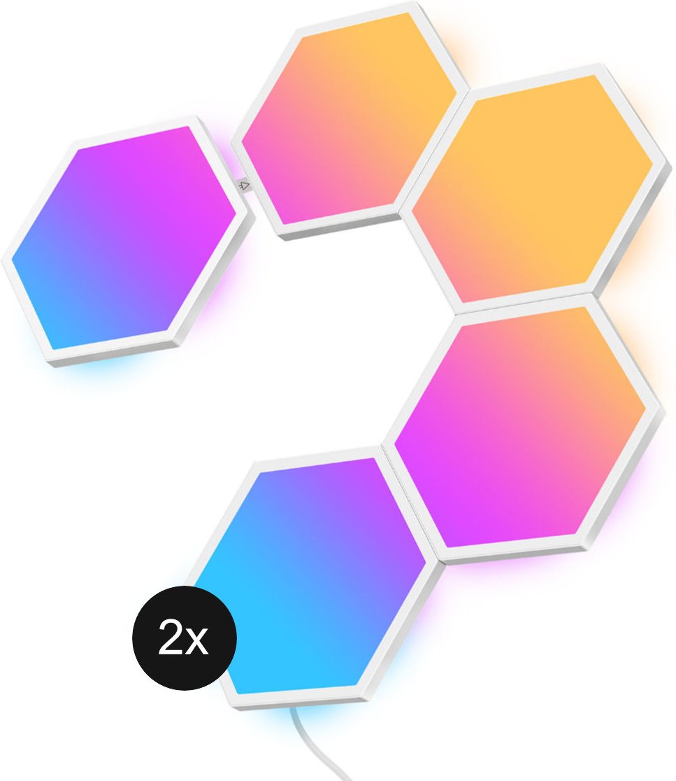 Govee Wandleuchten - Glide Hexa Light Panels - 10er-Set