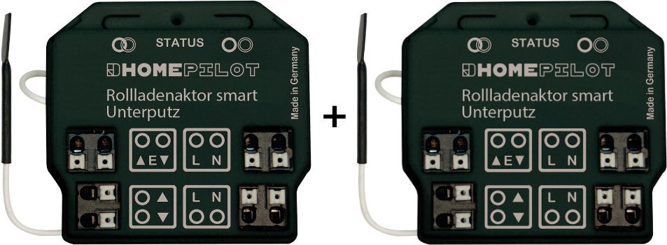 HOMEPILOT Rollladenaktor smart Unterputz 2er-Set