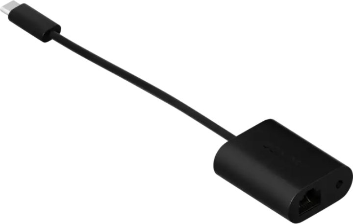 Sonos Kombinationsadapter - Splitter-Adapter für Ethernet und 3,5 mm - Schwarz