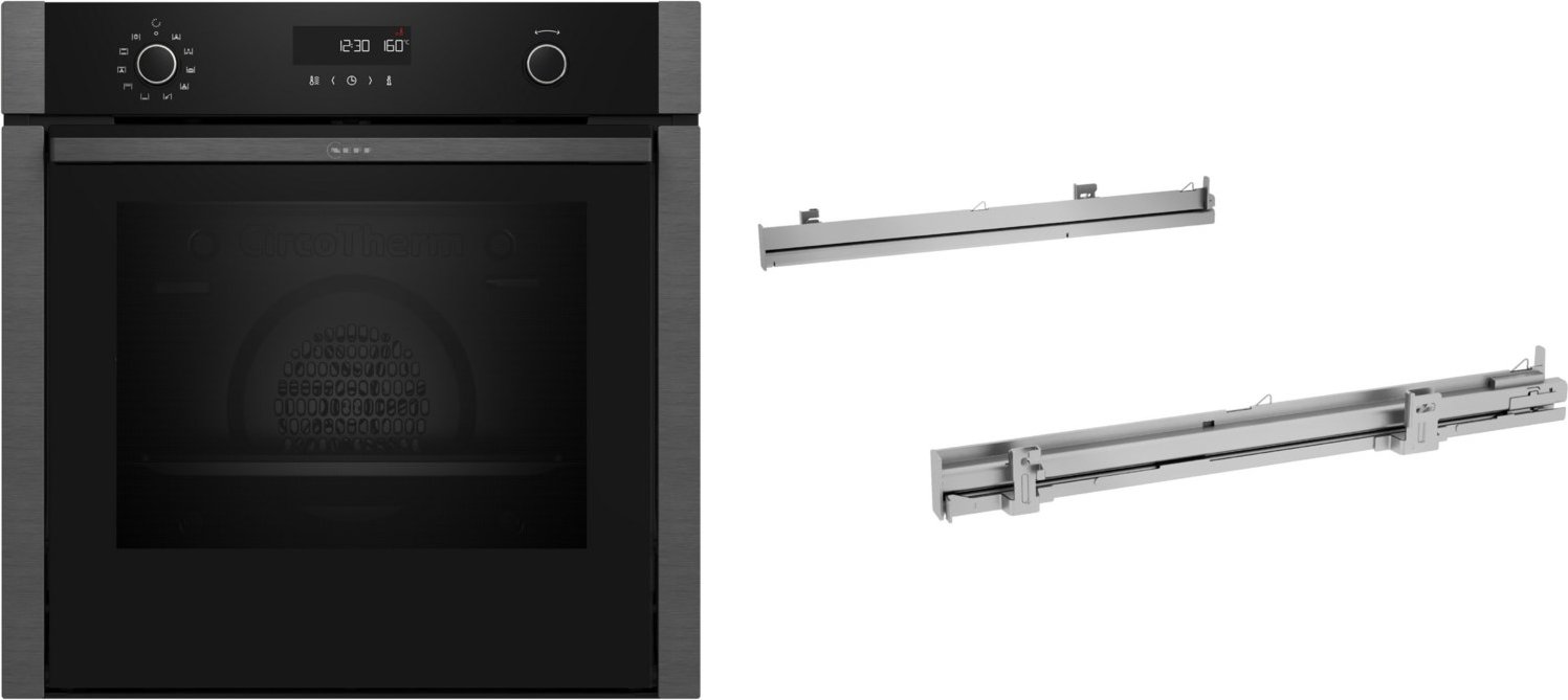 BLE310KP Einbaubackofen bestehend aus B6ACH7AG3 + Z1608BX0 graphit