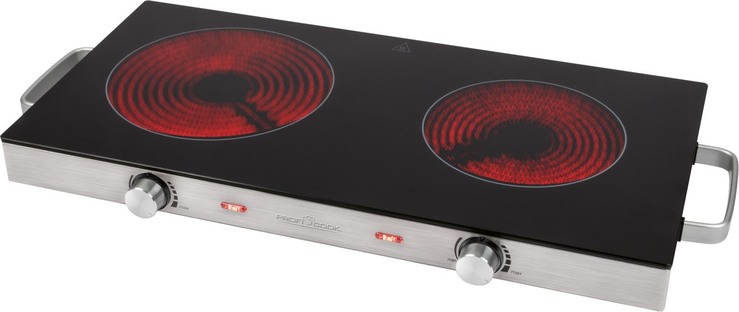 PC-DKP 1211 Doppelkochplatte edelstahl