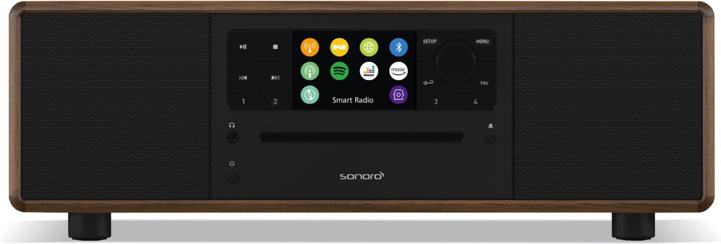 Prestige Internetradio walnuss/anthrazit