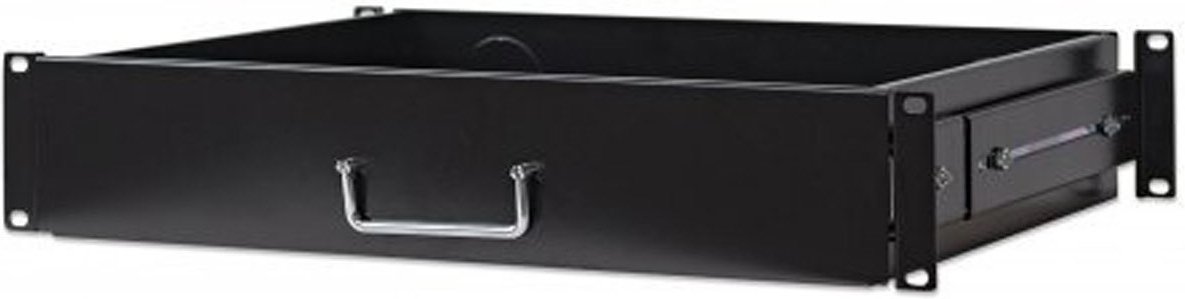 19" Schublade 2HE (350mm) schwarz