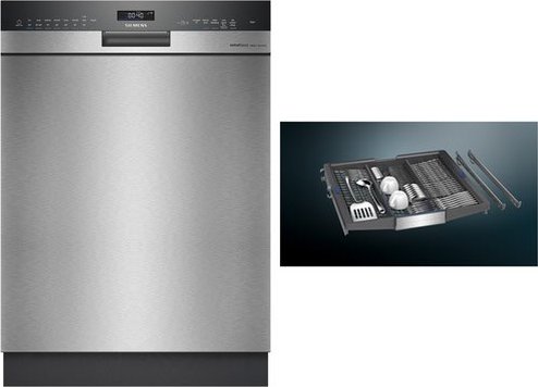 SN45ESS0BD Unterbau-Geschirrspüler 60 cm bestehend aus SN45ES00BD + SZ36DB04 edelstahl