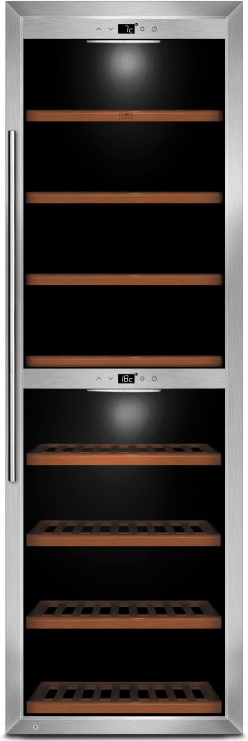 WineComfort 1800 Smart Weintemperierschrank edelstahl