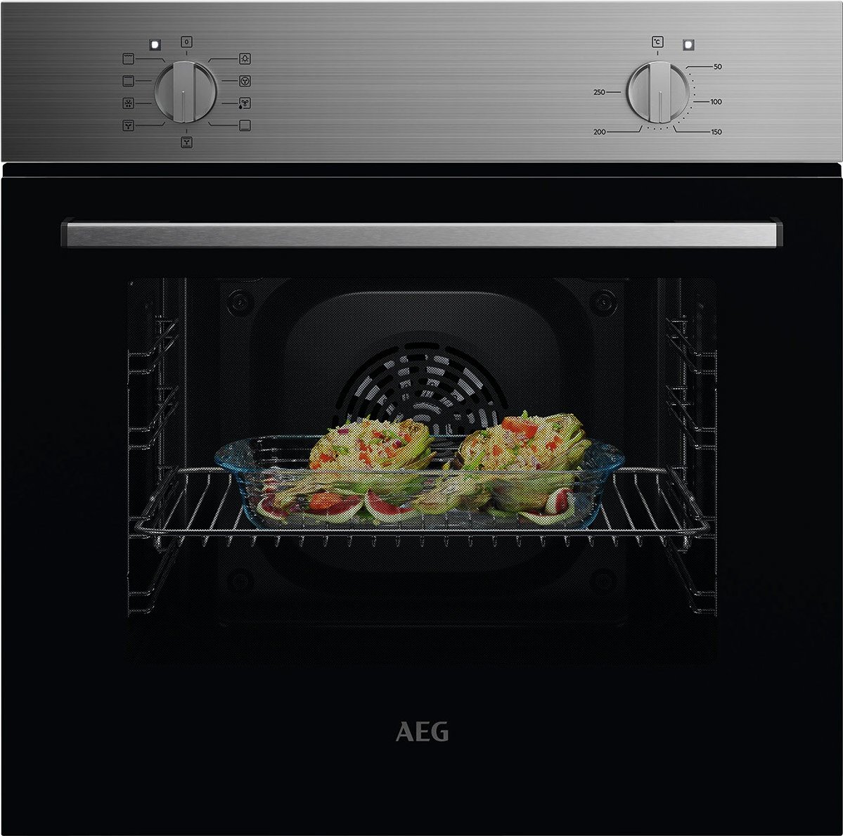 OU5AB10CM Einbaubackofen edelstahl antiFingerprint