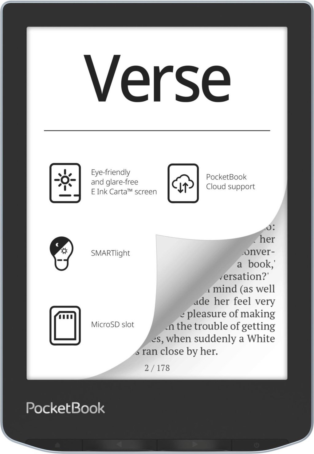 Verse E-Book Reader bright blue