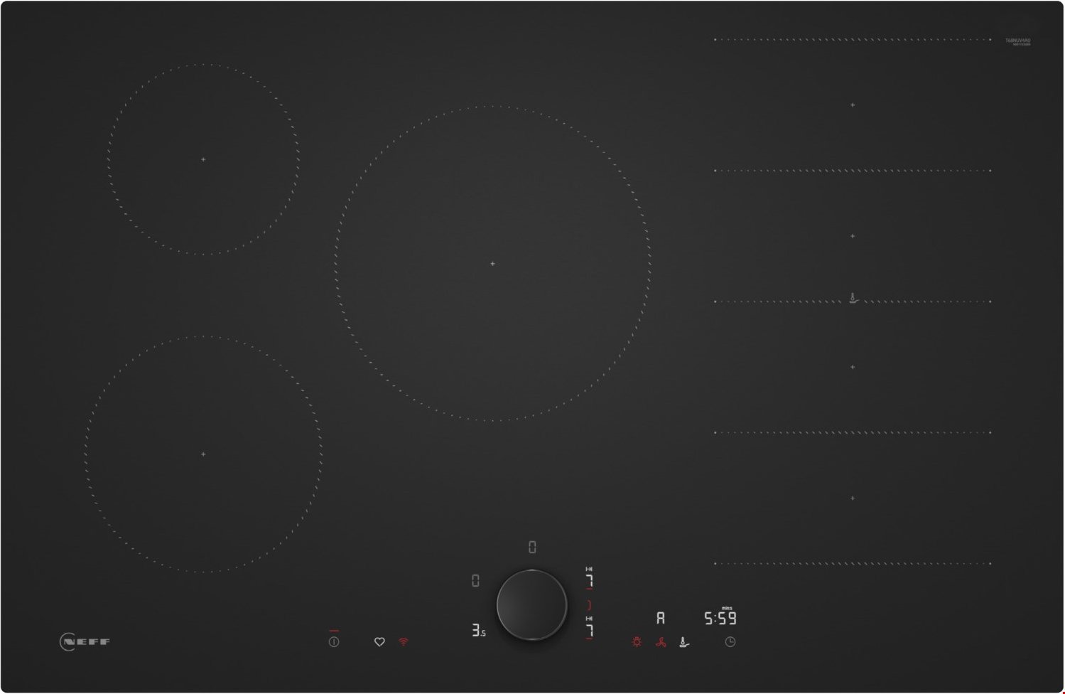 T68NUV4A0 Autark-Induktionskochfeld mattschwarz