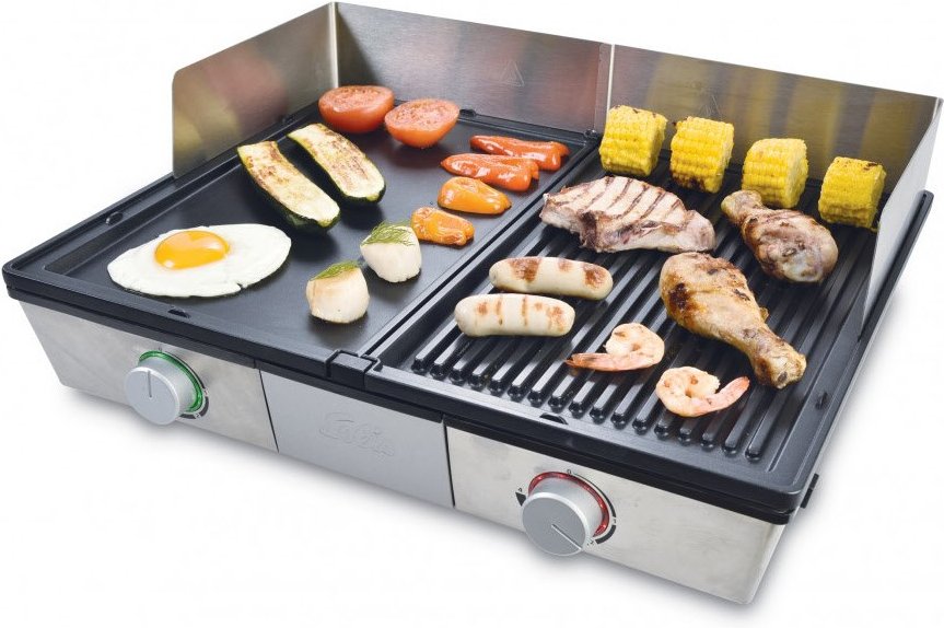 Deli Grill Typ 7951 Tischgrill edelstahl