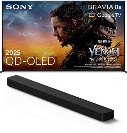 BRAVIA 8M2 K-65XR8M25B 164 cm (65") OLED-TV Bundle inkl. Theatre Bar 8