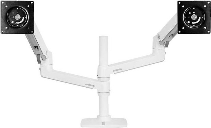 LX Dual Monitor Arm für 2 Bildschirme 24" weiß