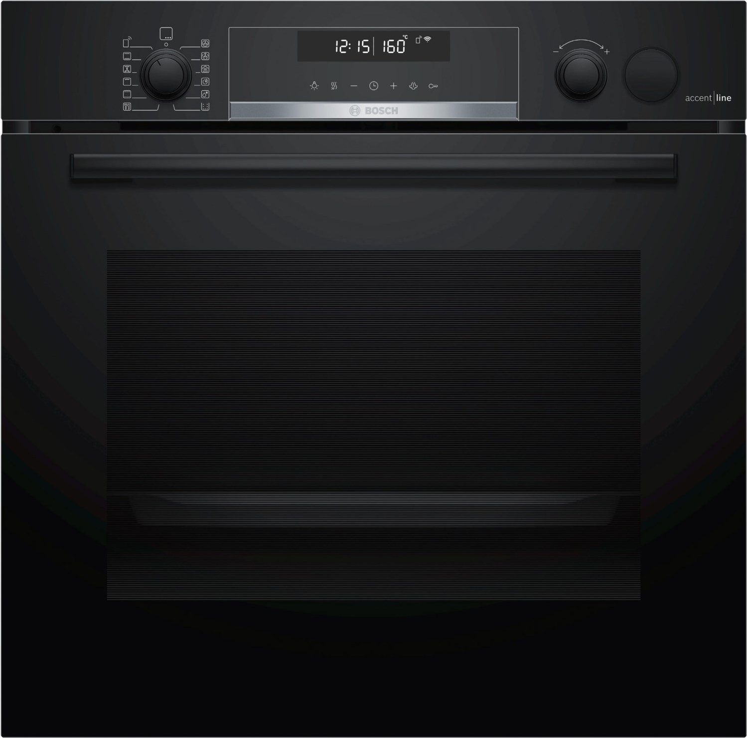 HRG4385B6 Einbaubackofen vulkan schwarz