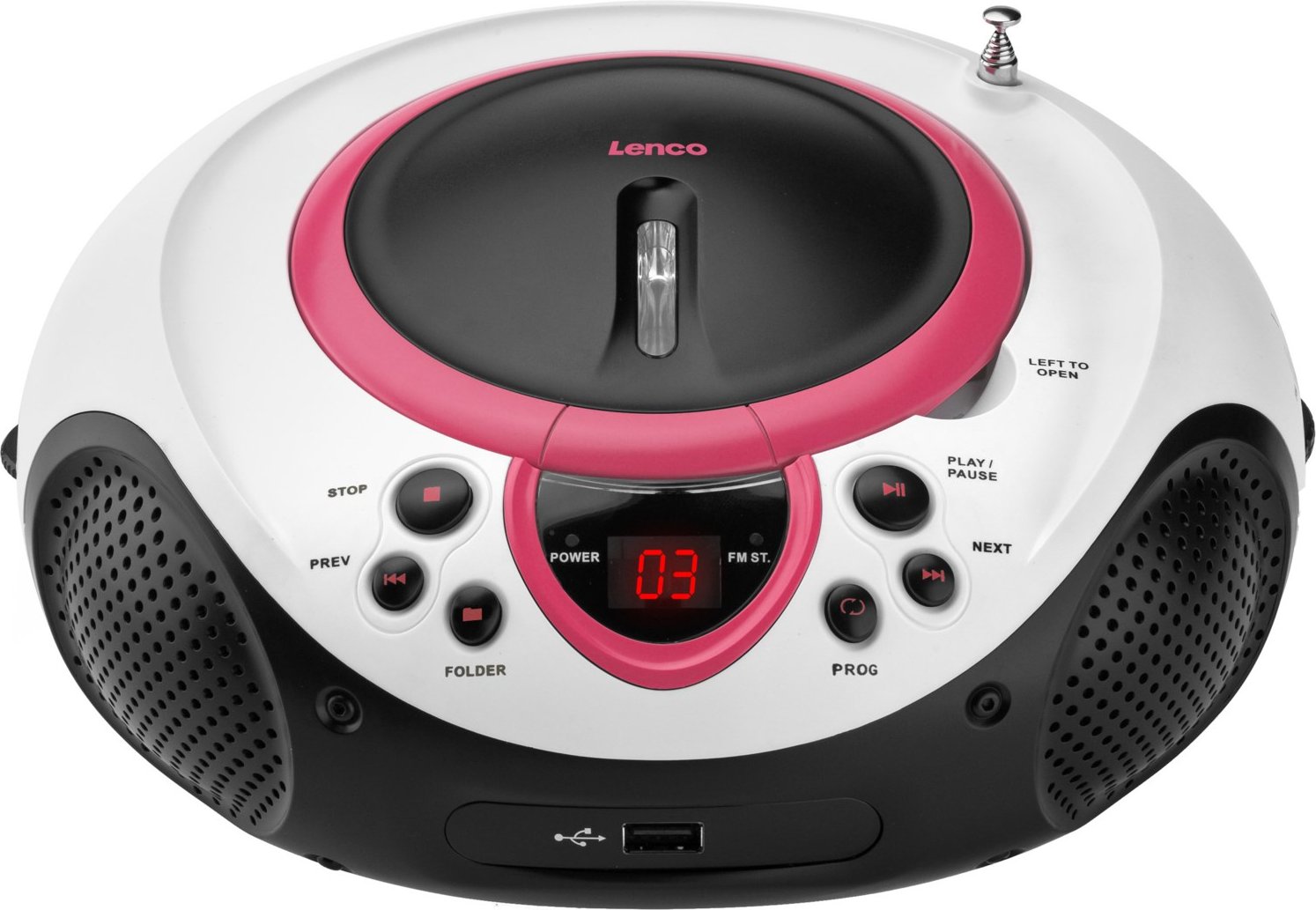 SCD 38 USB CD/Radio-System pink