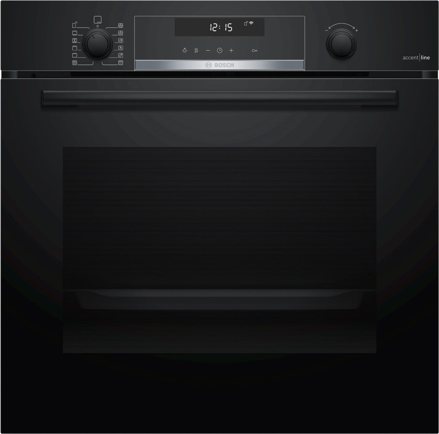 HBG4785B6 Einbaubackofen vulkan schwarz