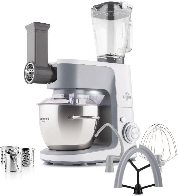 Gratussino III Bravo Küchenmaschine weiß/grau