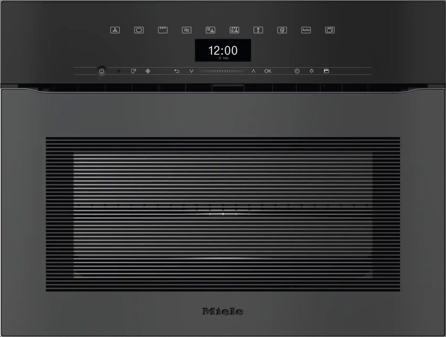 H 7440 BMX 125 Gala Ed Backofen mit Mikrowellenfunktion Obsidianschwarz matt