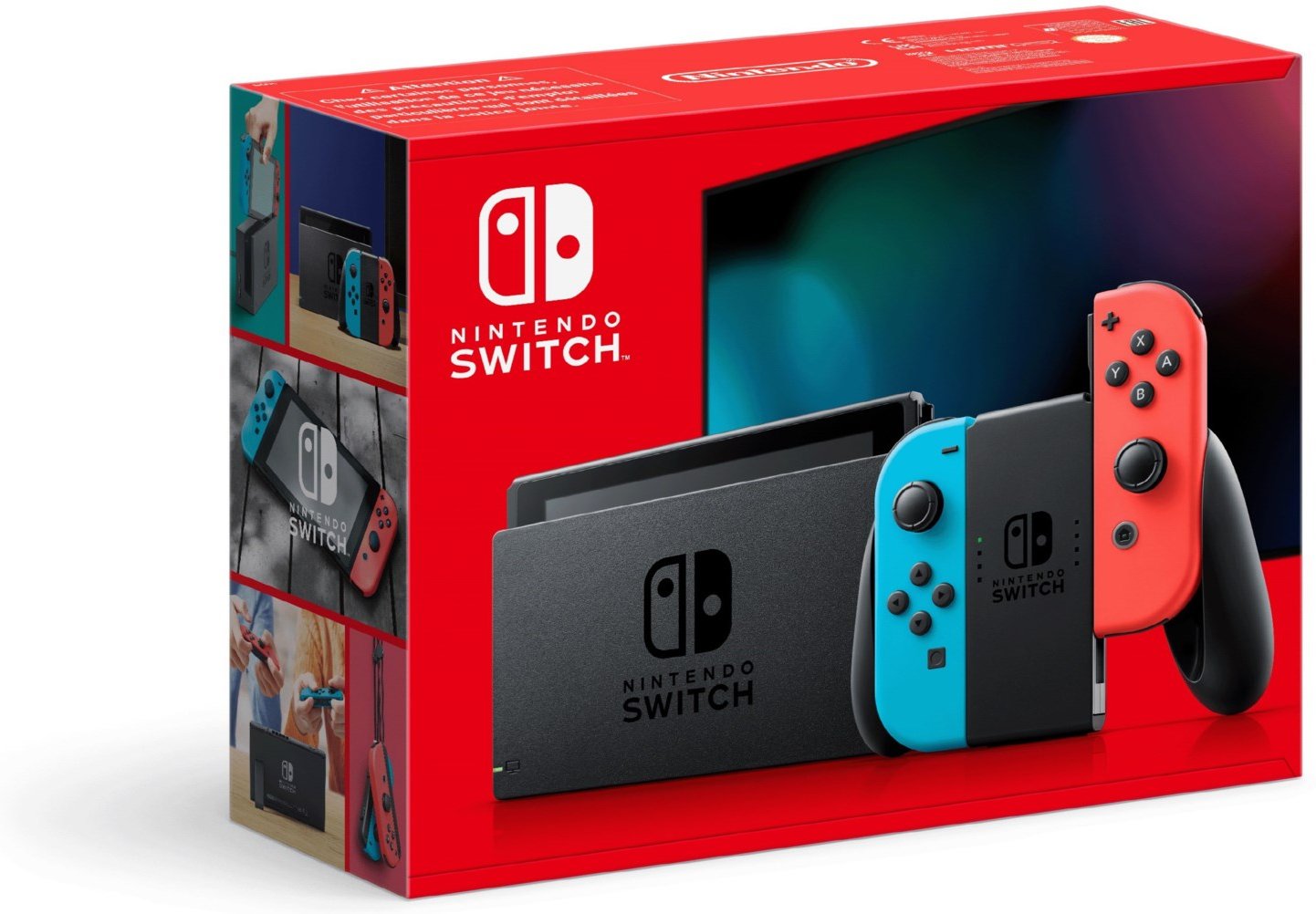 Switch Konsole neon rot/neon blau