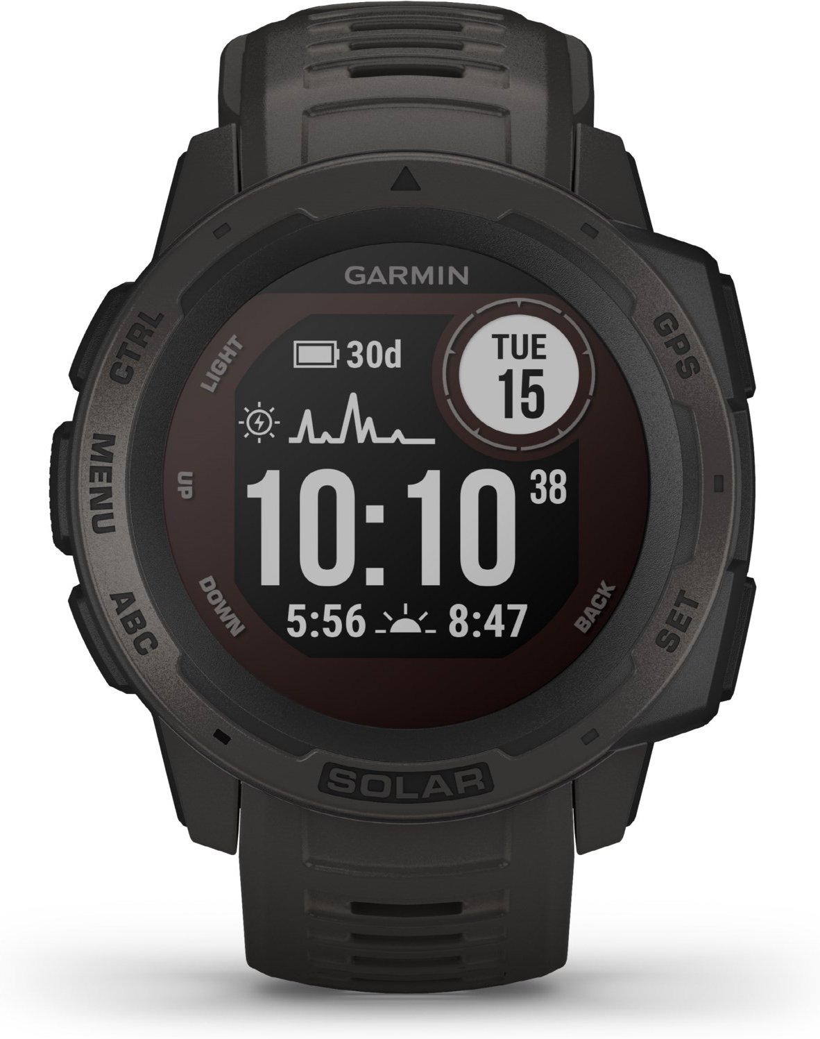 Thumbnail - Instinct Solar Smartwatch schiefergrau