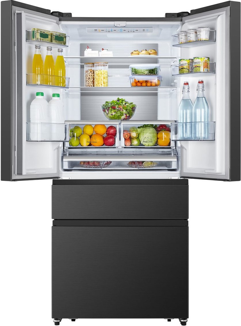 RF540N4SBF2 French Door Kühl-/Gefrierkombination schwarzes edelstahl