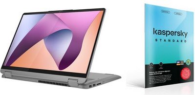 IdeaPad Flex 5 14ABR8 (82XX007RGE) 35,56 cm (14") 2 in 1 Convertible-Notebook arctic grey inkl. Standard ENV (Attach)