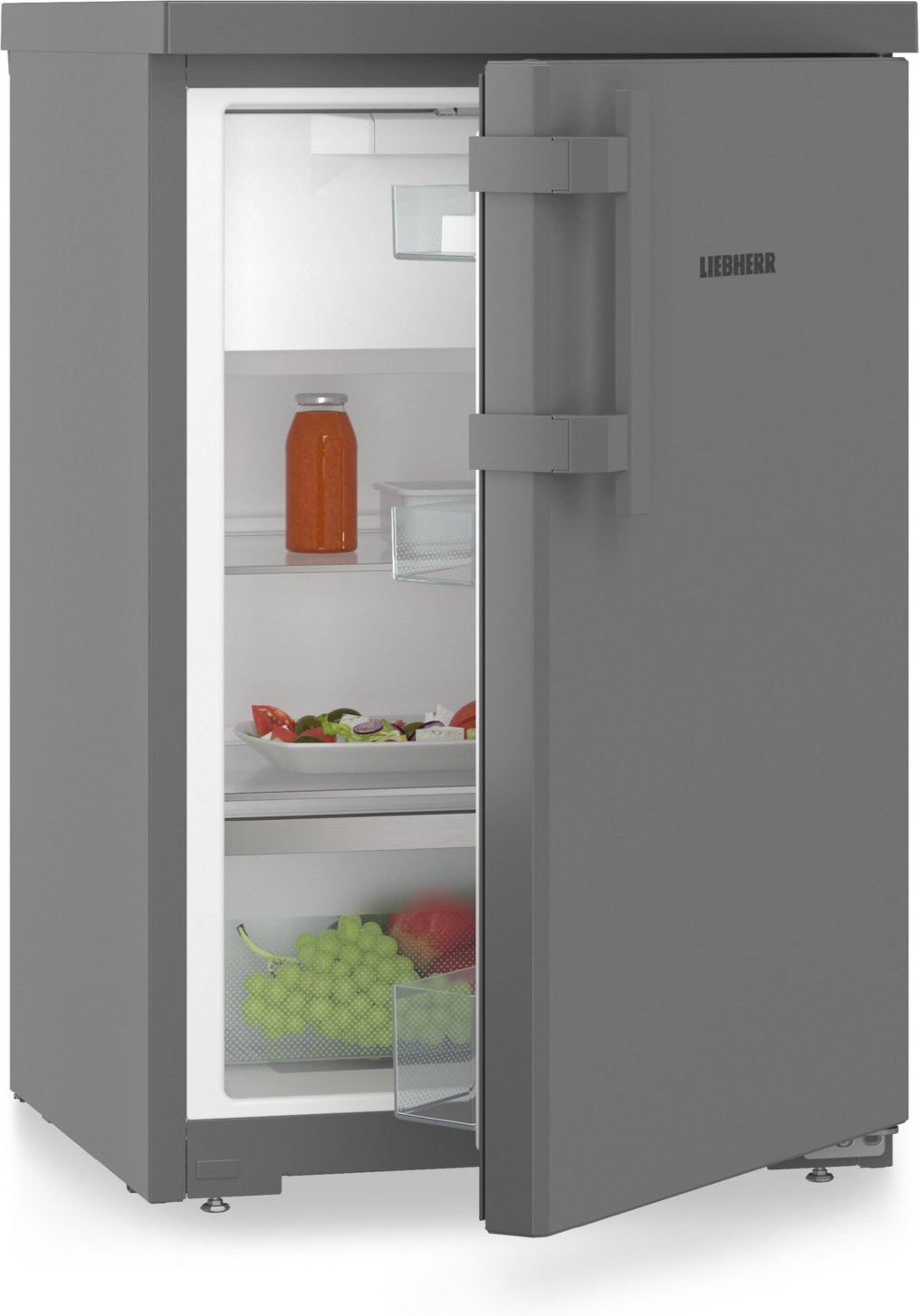 Rdgd 1401-20 Tischkühlschrank mit Gefrierfach dunkelgrau