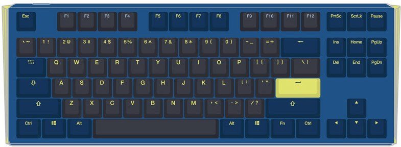 One 3 Daybreak TKL MX-Clear (DE) Gaming Tastatur blau