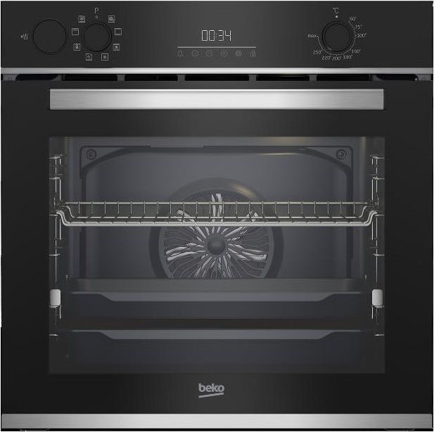 b300 BBIS13300X Einbaubackofen schwarz/edelstahl