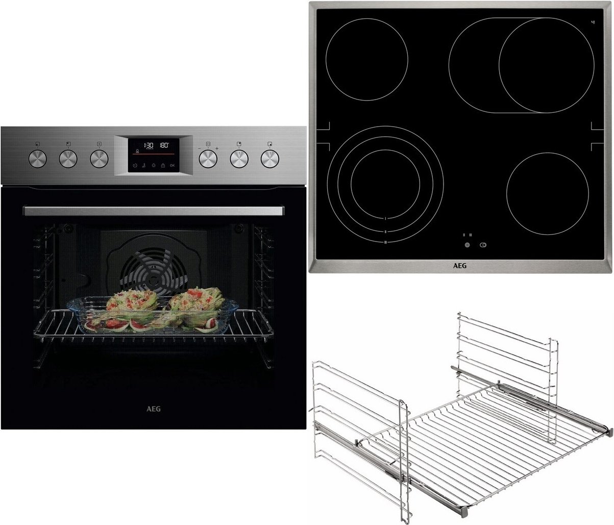 FHHS24M11 Herdset bestehend aus OU5PE40SM+HE604070XB+TR1LV edelstahl/cleansteel + edelstahl