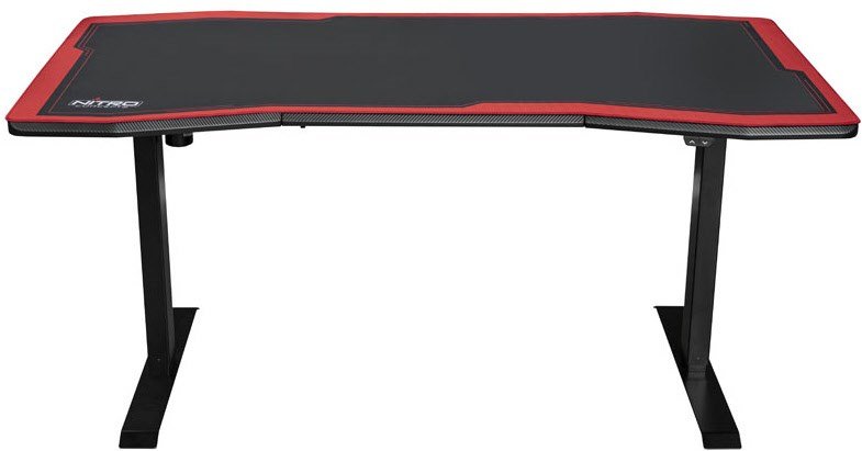 D16E Gaming Desk elektrisch höhenverstellbar carbon red