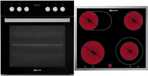 HEKO P500 Herdset schwarz + edelstahl