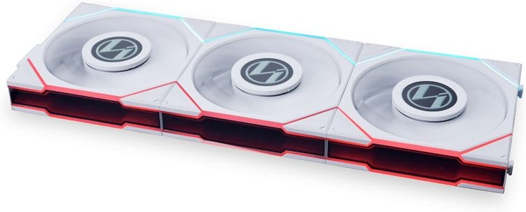 TL LCD 3er Pack Lüfter inkl. Controller weiß