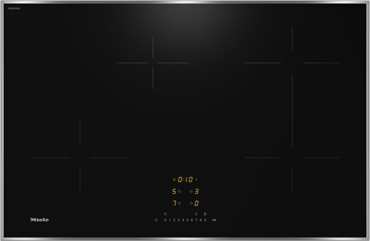 KM 7373 FR Autark-Induktionskochfeld edelstahl