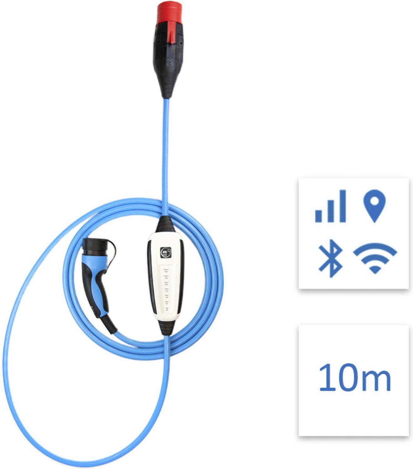 Standard WLAN GSM/GPS/SIM 32A (10m) Ladestation/Wallbox