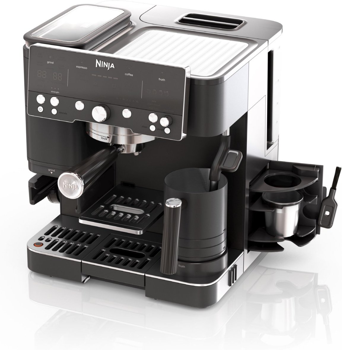 ES601EUBK Siebträgermaschine schwarz