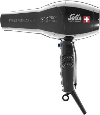 Swiss Perfection 360º Ionic Pro Profi-Haartrockner schwarz