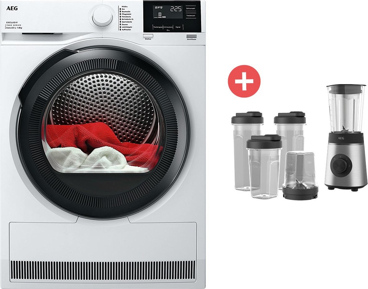 Lavatherm TR7T60689 Wärmepumpentrockner + Dein Geschenk: AEG CB4-1-6ST Smoothie Maker
