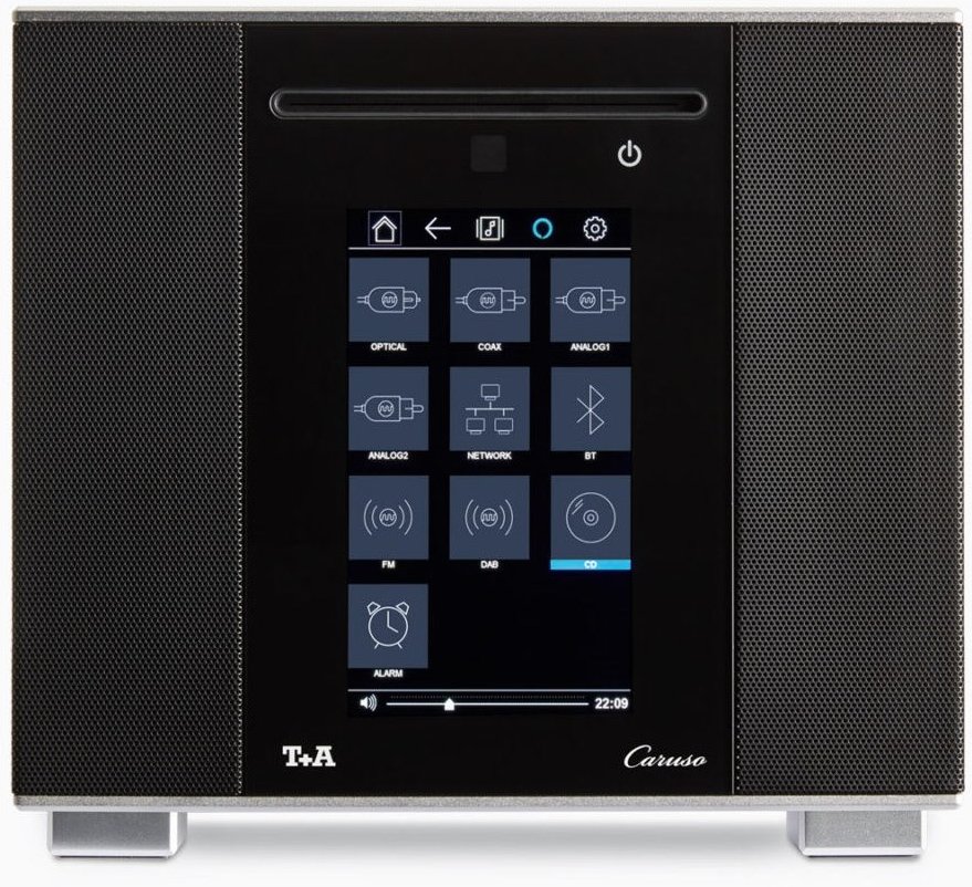 Caruso (V1.0) A/V-System schwarz/silber