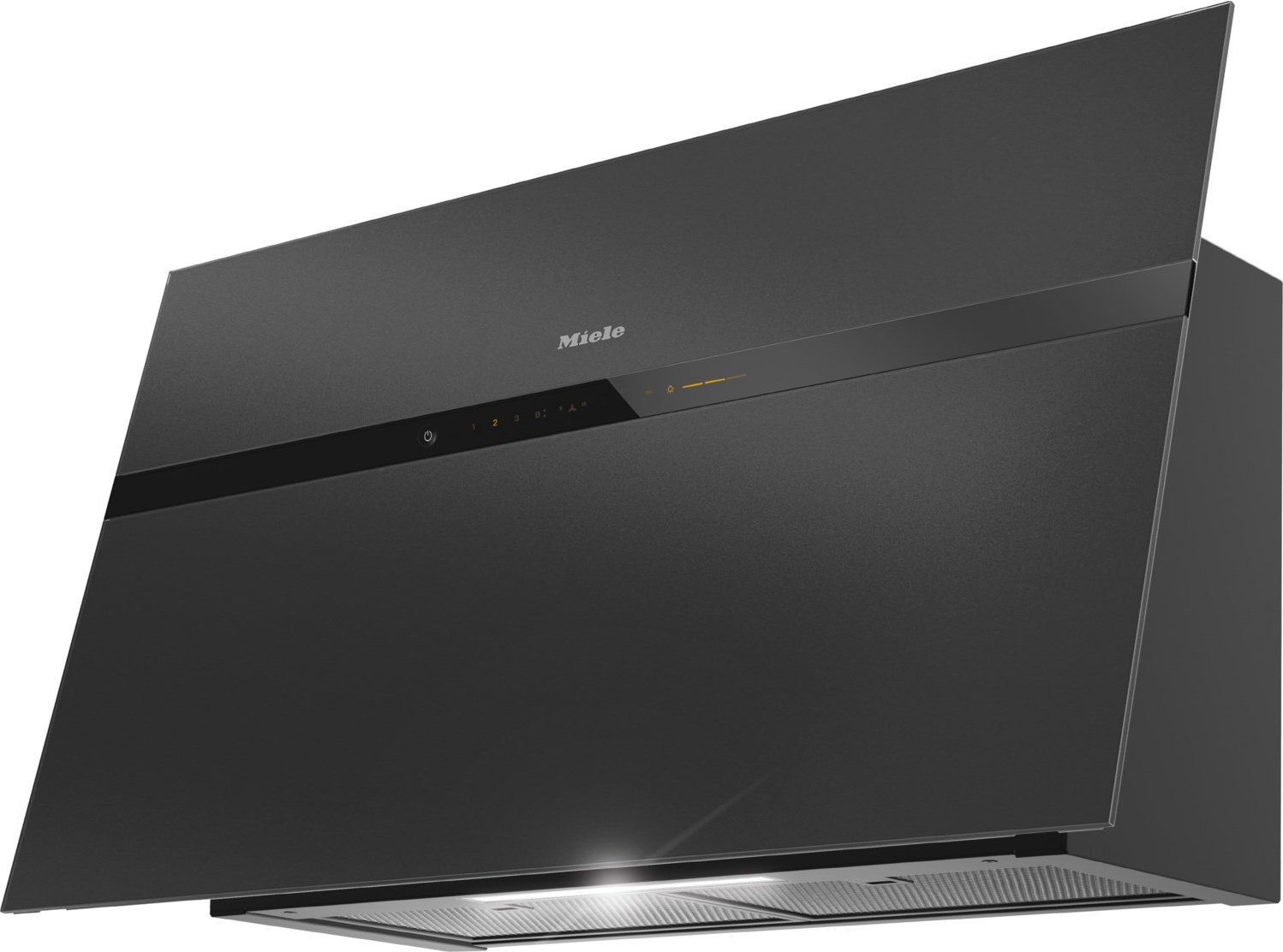 DA 9299 W Screen Blackbord Kopffrei-Dunstabzugshaube