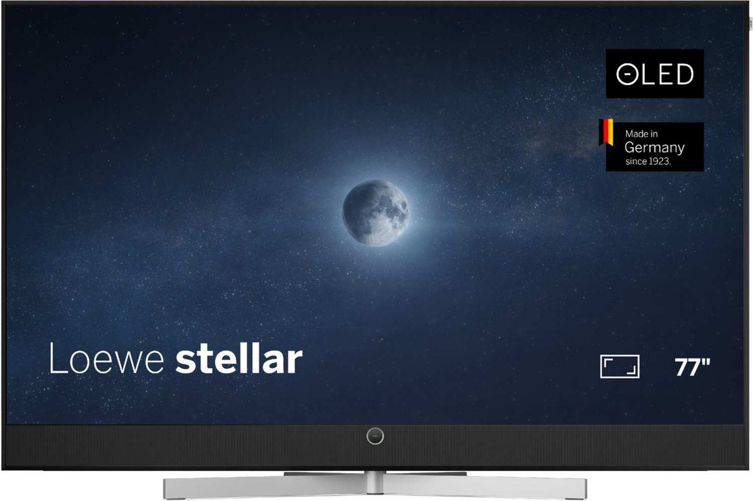 stellar 77 dr+ (VIDAA OS) 195 cm (77") OLED-TV alu black/black