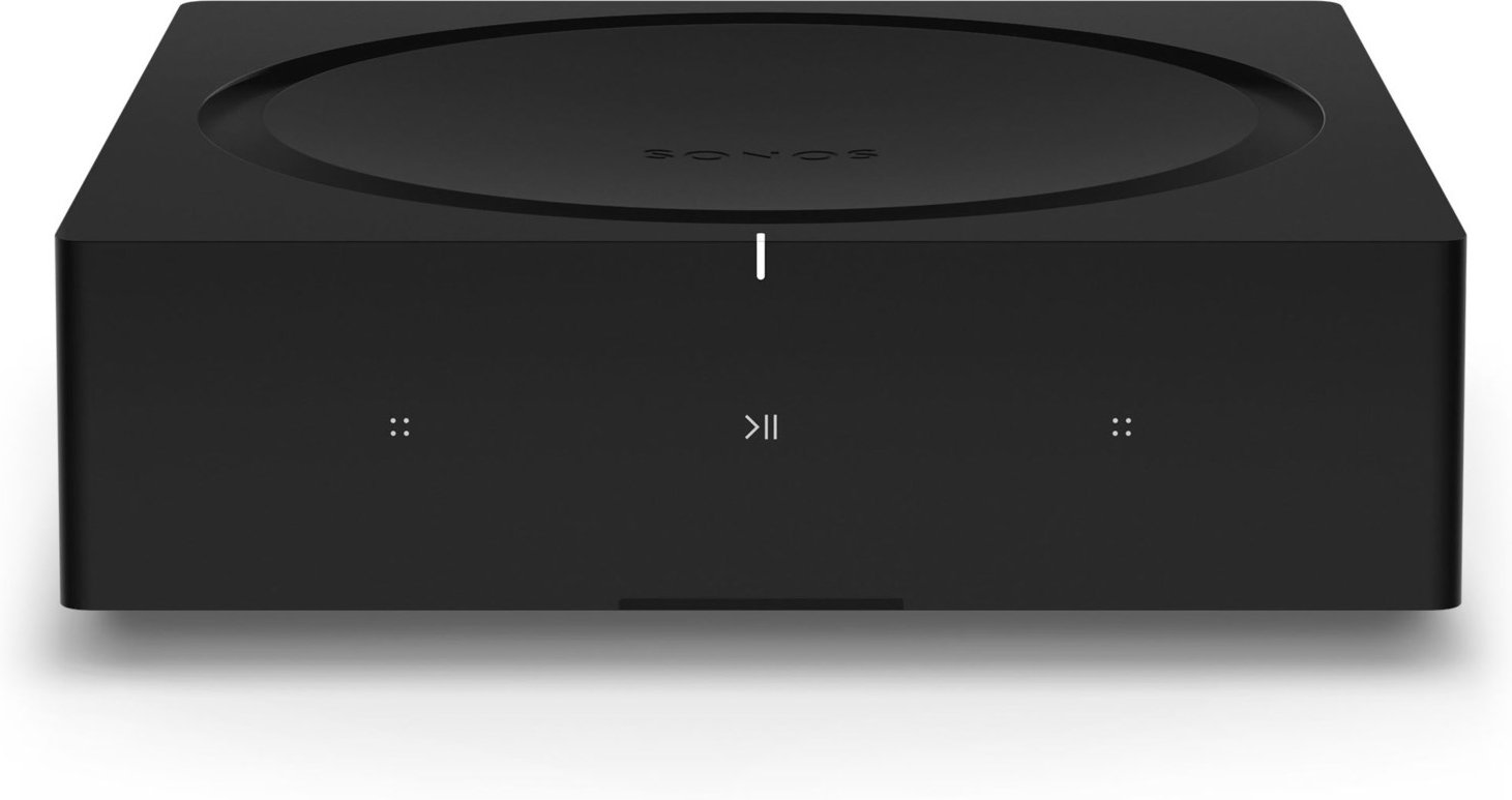 AMP Vollverstärker Stereo schwarz