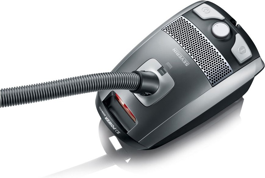 BC 7045 Bodenstaubsauger platingrau/granatrot