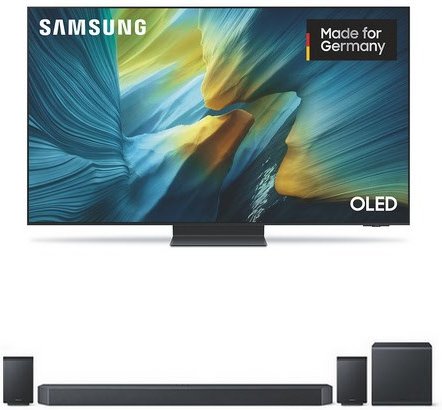 GQ77S95FAT 195 cm (77") OLED Vision AI Smart TV titanschwarz inkl. HW-Q995GF Soundbar titanschwarz