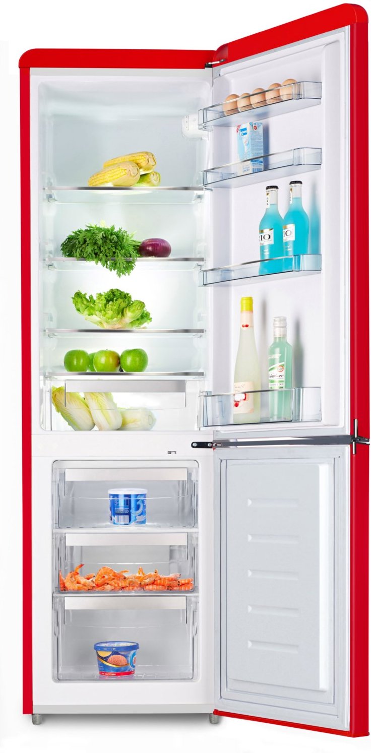 KG250.4RT FR A++ Kühl-Gefrier-Kombination rot