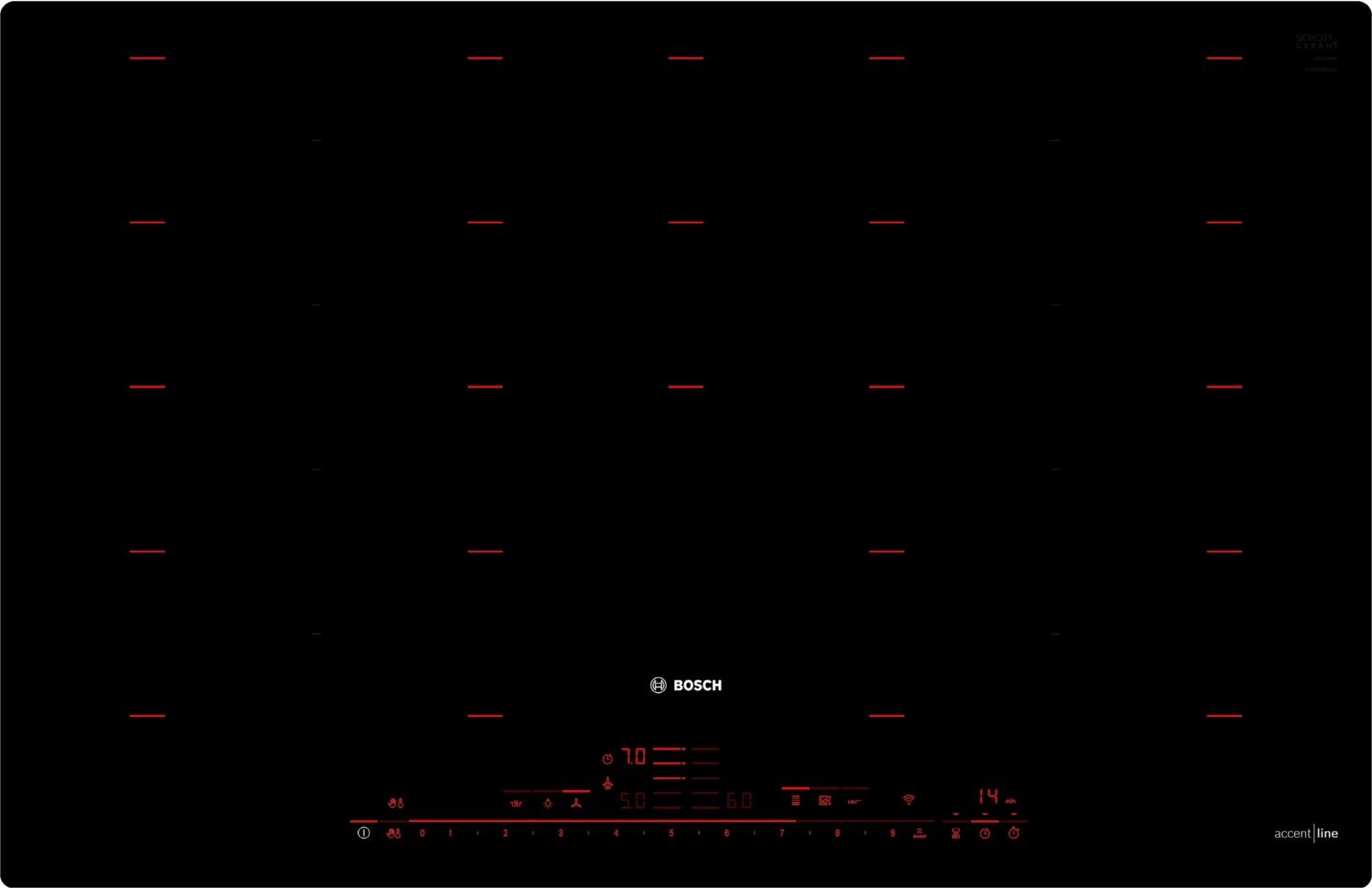 PXY828DX6E Autark-Induktionskochfeld rahmenlos/flächenbündig