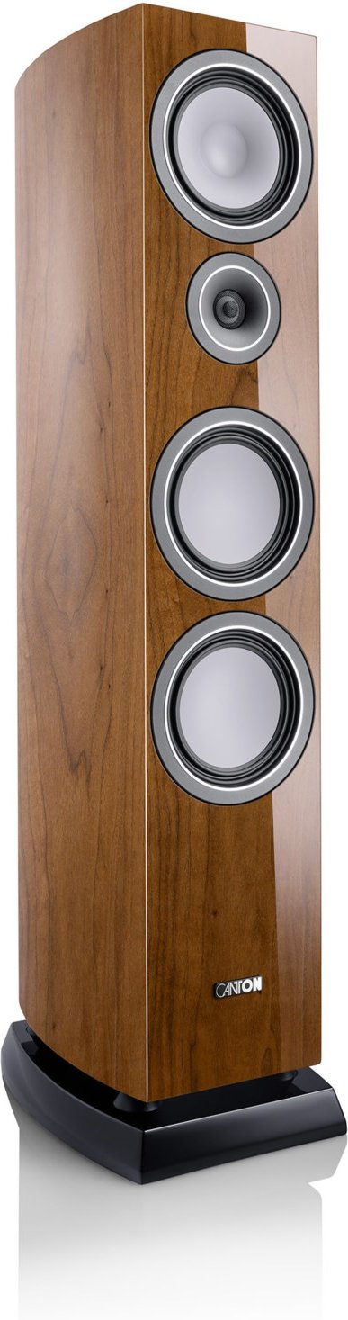 Vento 80 /Stück Stand-Lautsprecher hochglanz nussbaum