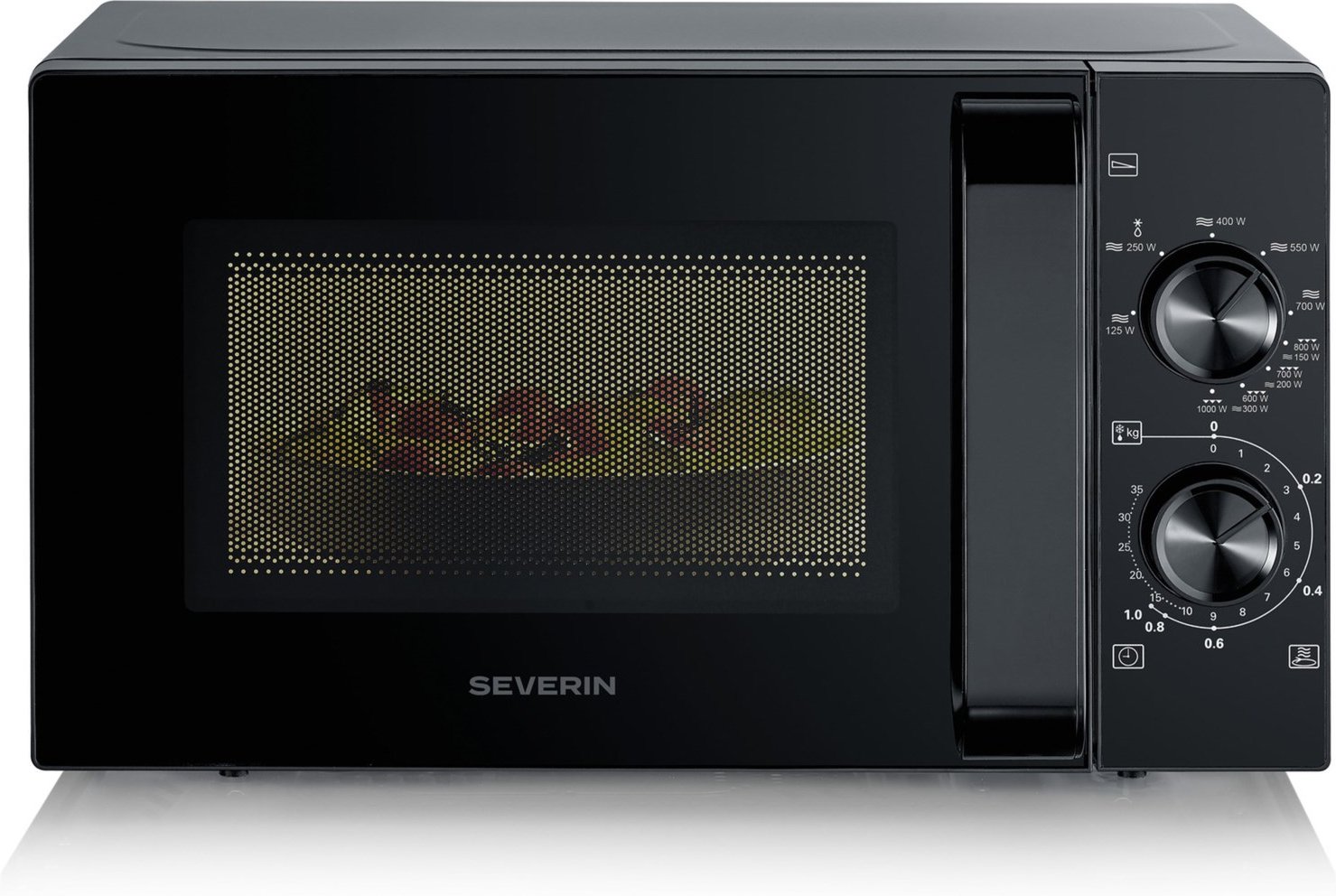 MW 7792 Stand-Kombi-Mikrowelle schwarz