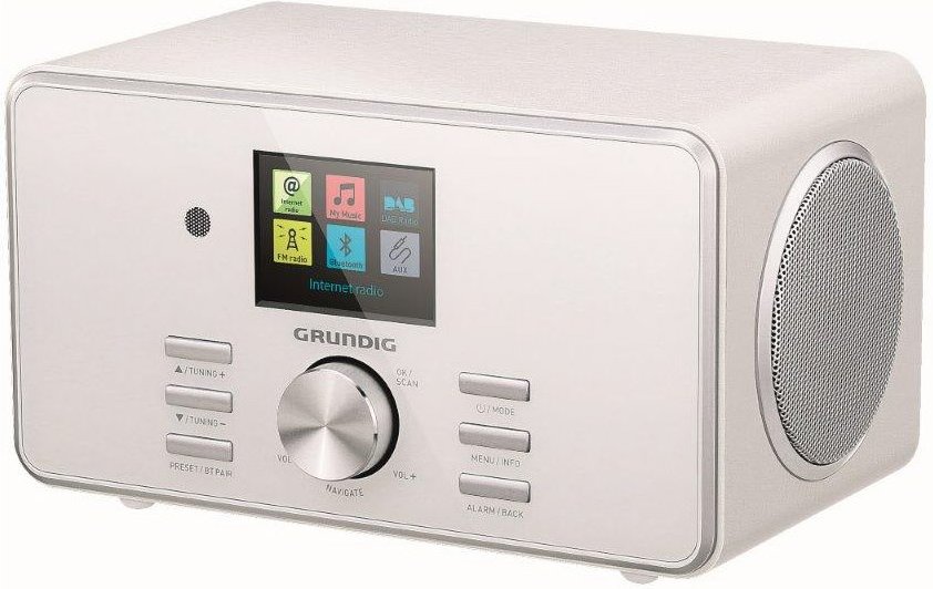 DTR 5000 2.0 DAB+ BT WEB Internetradio weiß